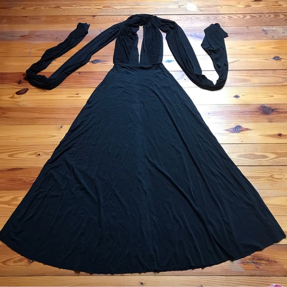 Bundle of Three Maxi Transformer Convertible Wrap Dresses Black Purple Red NWT S - Picture 10 of 15